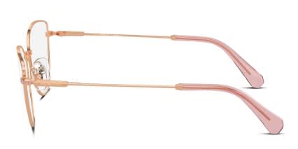 Swarovski SK1012 Pink, Gold glasses - Pink / Gold - Side View