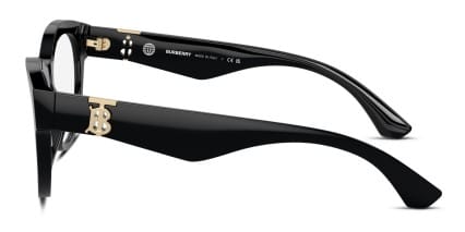 Burberry BE2404 Black glasses - Black - Side View
