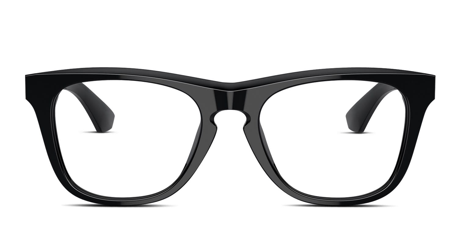 BRAND NEW Burberry BE2409 3001 Black Demo Square Unisex Eyeglasses BE 2409 Eyeglasses Burberry BE 2409 (3001) BE2409 Man | Free  main image 4
