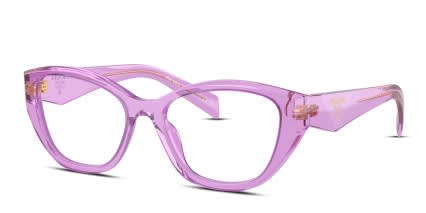 Prada PR21ZV Clear glasses - Clear - Angle View