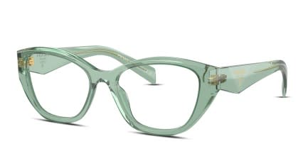 Prada PR21ZV Green glasses - Green - Angle View
