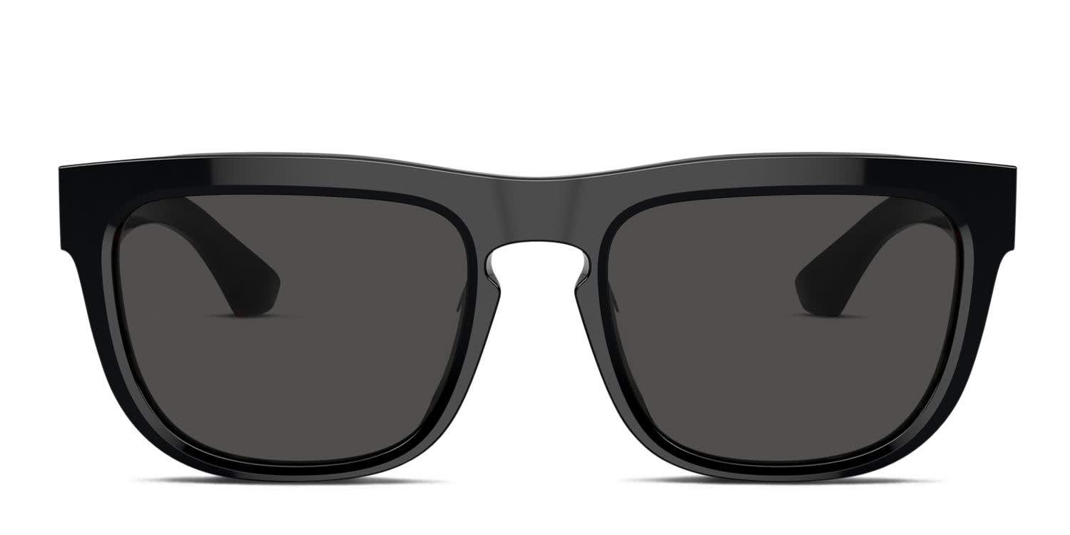 Burberry BE4431U Black glasses - Black - Frontal View