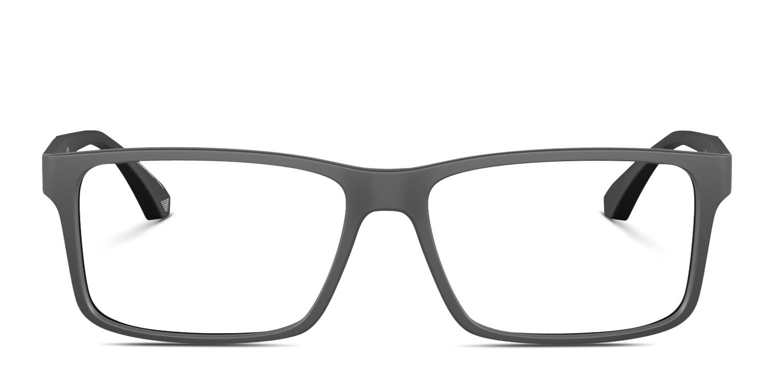 Emporio Armani EA3038 Gray glasses - Gray - Frontal View