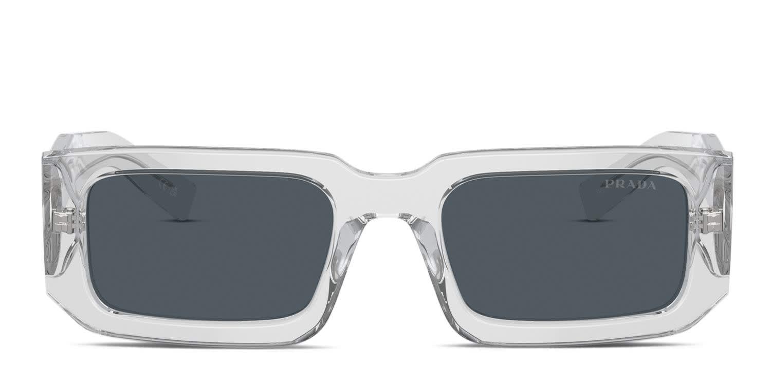 Prada PR 06YS Clear glasses - Black - Frontal View