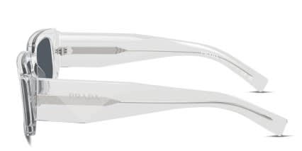 Prada PR 06YS Clear glasses - Black - Side View
