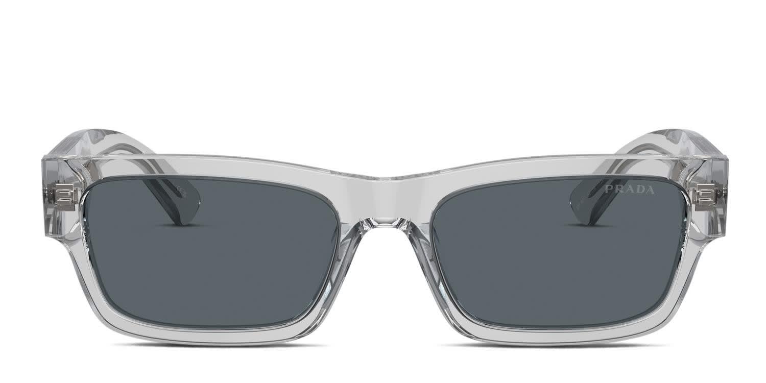 Prada PRA03S Clear, Gray glasses - Clear / Gray - Frontal View