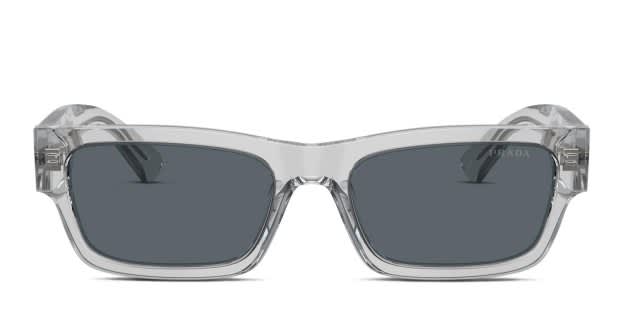 小物 03ss archive prada clear eyewear y2k Prada PRA03S Clear, Gray Prescription Sunglasses