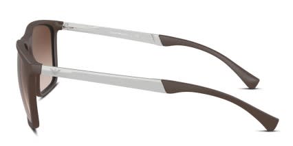 Emporio Armani EA4150 Brown glasses - Brown - Side View