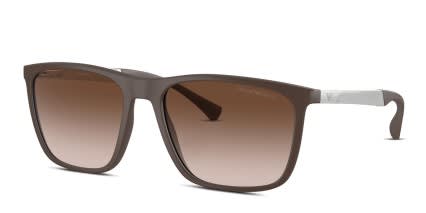Emporio Armani EA4150 Brown glasses - Brown - Angle View