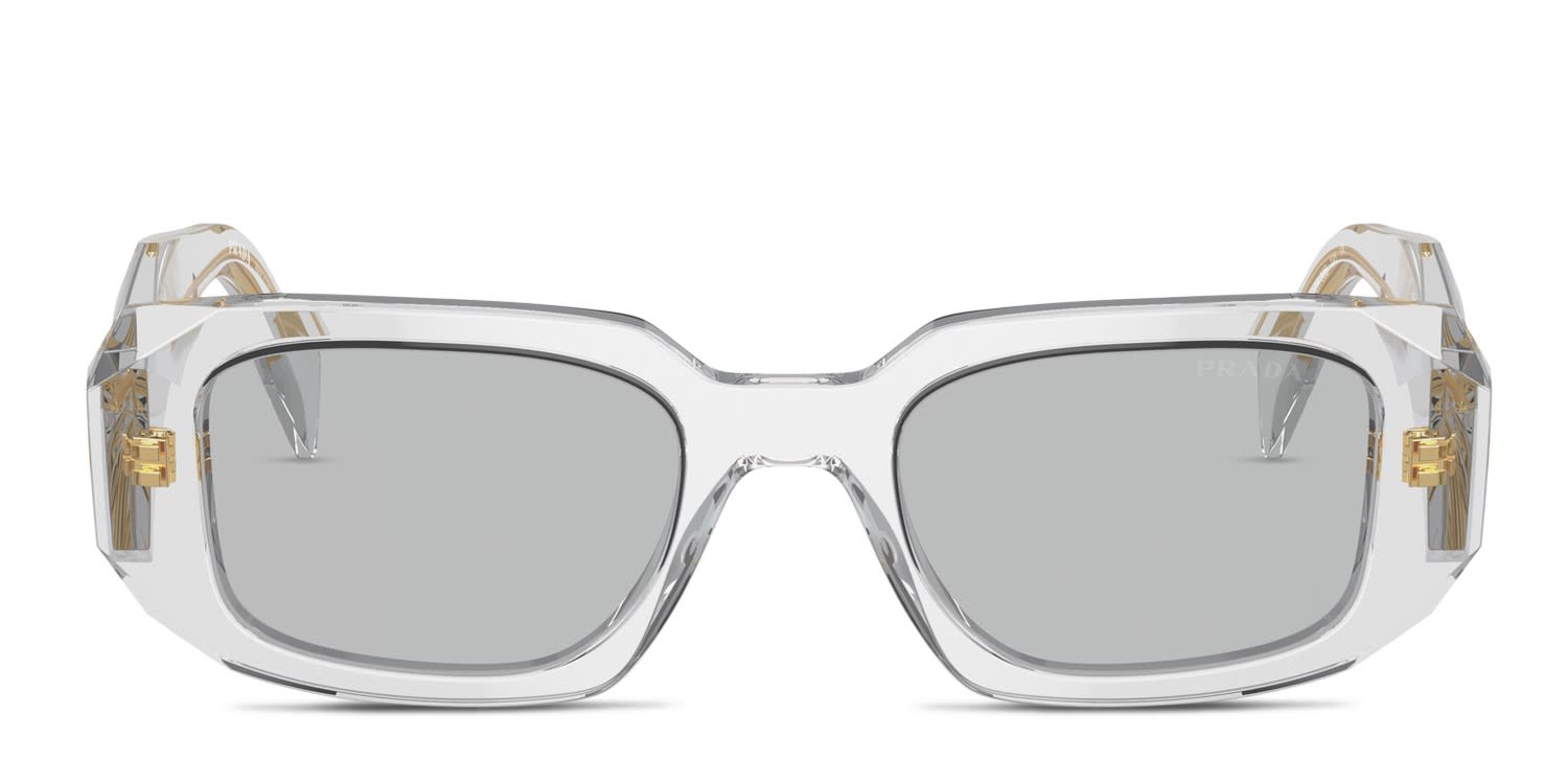 Prada PR17WS Clear, Gray glasses - Clear / Gray - Frontal View