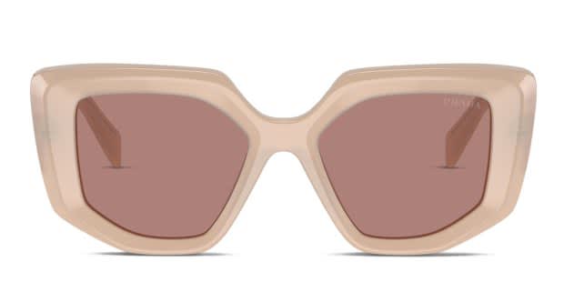 Prada PR14ZS Beige Prescription Sunglasses