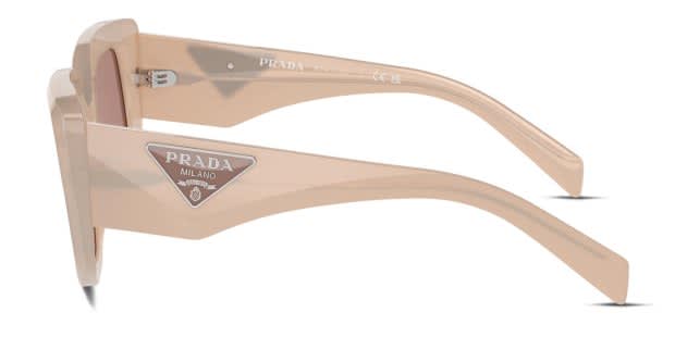 Prada PR14ZS Beige Prescription Sunglasses