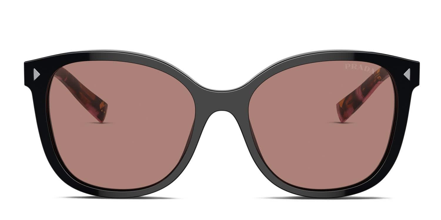 Prada PR 22ZS Black glasses - Black - Frontal View