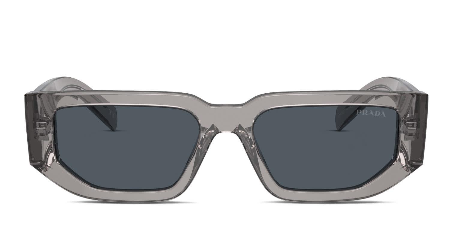 Prada PR 09ZS Gray, Clear glasses - Gray / Clear - Frontal View