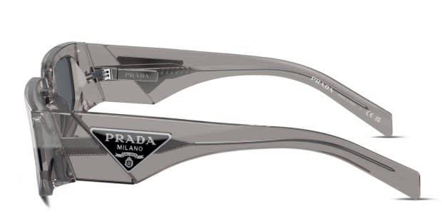 PRADA ビスチェ グレー Prada PR 09ZS Gray, Clear Prescription Sunglasses