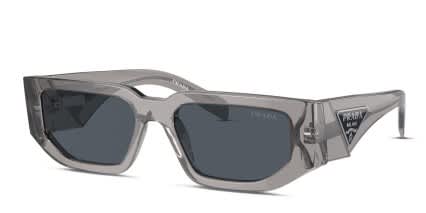 Prada PR 09ZS Gray, Clear glasses - Gray / Clear - Angle View