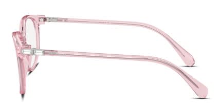 Swarovski SK2002 Pink, Clear glasses - Pink / Clear - Side View