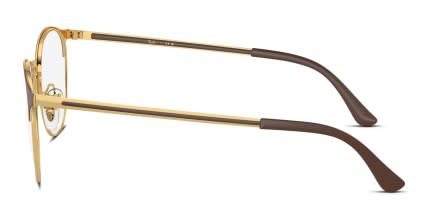 Ray-Ban RX6375 Tortoise, Gold glasses - Tortoise / Gold - Side View