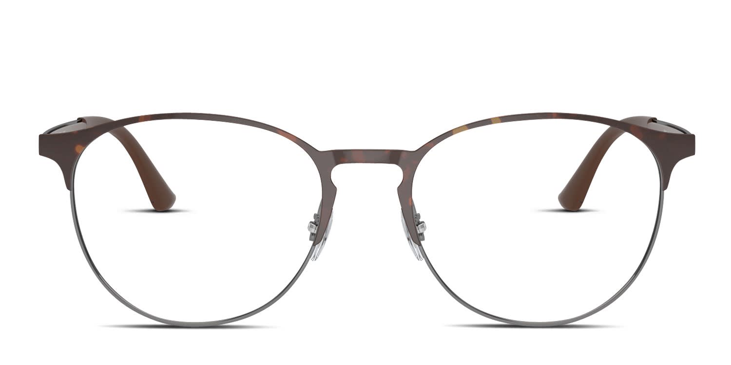 Ray-Ban RX6375 Tortoise, Gunmetal glasses - Tortoise / Gunmetal - Frontal View