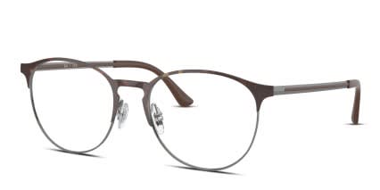Ray-Ban RX6375 Tortoise, Gunmetal glasses - Tortoise / Gunmetal - Angle View