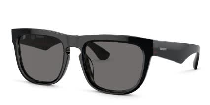 Burberry BE4431U Black, Gray glasses - Black / Gray - Angle View