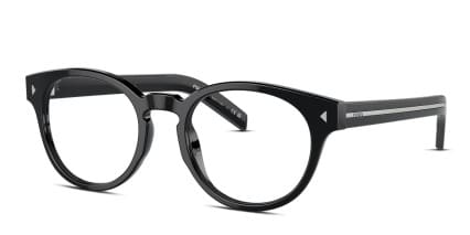 Prada PRA14V Black glasses - Black - Angle View