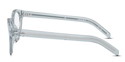 Prada PRA14V Clear, Blue glasses - Clear / Blue - Side View