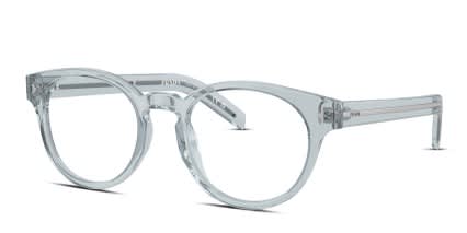 Prada PRA14V Clear, Blue glasses - Clear / Blue - Angle View