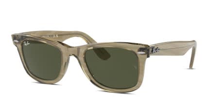 Ray-Ban RB2140 Wayfarer Change Gray, Clear, Multicolor glasses - Multicolor / Gray / Clear - Angle View