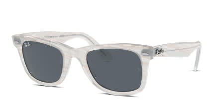 Ray-Ban RB2140 Wayfarer Change White, Blue glasses - Blue / White - Angle View