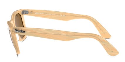 Ray-Ban RB2140 Wayfarer Change Brown, Beige glasses - Brown / Beige - Side View