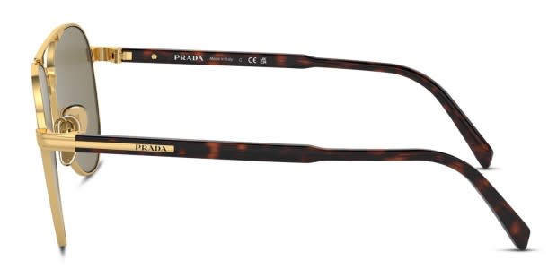 【半額】 Prada Sunglasses Prescription Gold PRA58S 小物