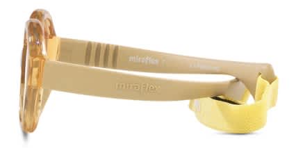 Miraflex MF4020 Kids Yellow glasses - Yellow - Side View