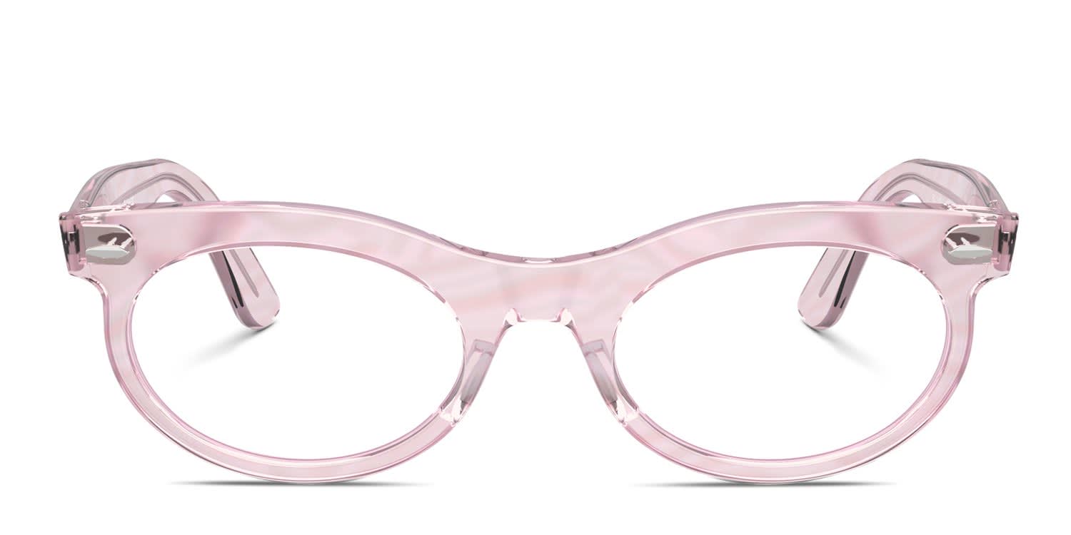 Ray-Ban RX2242V Wayfarer Oval Purple glasses - Purple - Frontal View