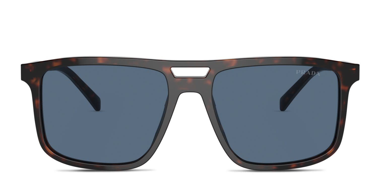 Prada PRA22S Tortoise glasses - Tortoise / Blue - Frontal View