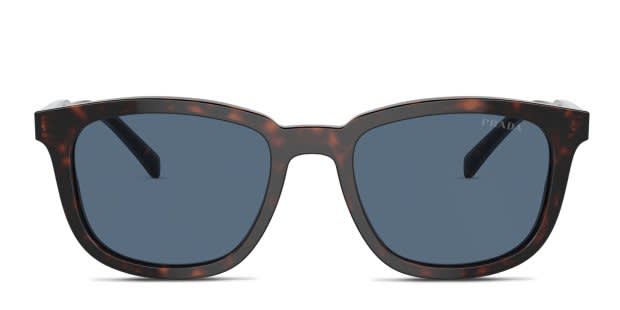 Prada Women Sunglasses Radica Tortoise Blue Square PRA21S 17N06A NEW AUTHENTIC Prada Men Sunglasses Radica Tortoise Blue | Mercari main image 3