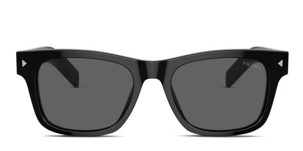 Prada PRA17S Shiny Black Prescription Sunglasses