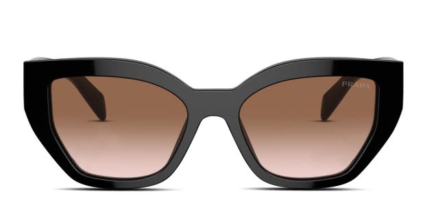Prada PRA09S Black Prescription Sunglasses