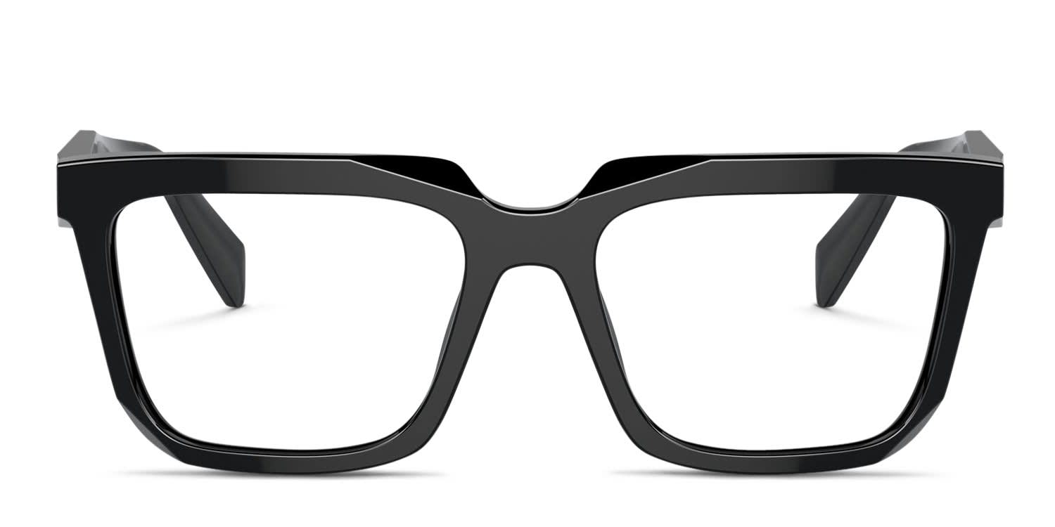 Prada PRA19V Black glasses - Black - Frontal View