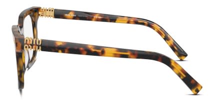 Miu Miu MU06XV Bronze, Tortoise glasses - Bronze / Tortoise - Side View