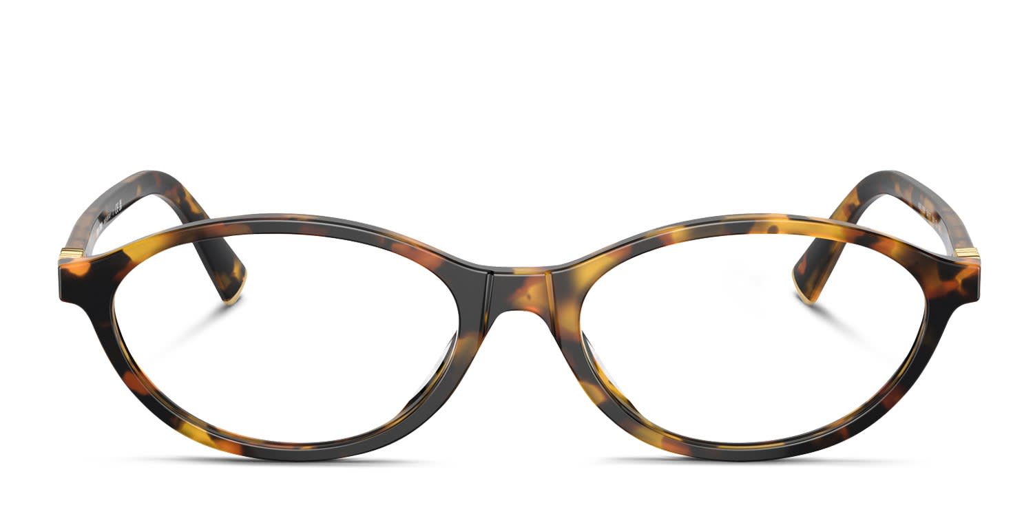 Miu Miu MU09XV Bronze, Tortoise glasses - Bronze / Tortoise - Frontal View