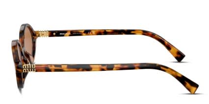 Miu Miu MU04ZS Tortoise glasses - Tortoise - Side View