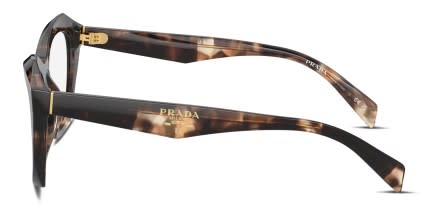 Prada PRA20V Gold, Tortoise glasses - Gold / Tortoise - Side View