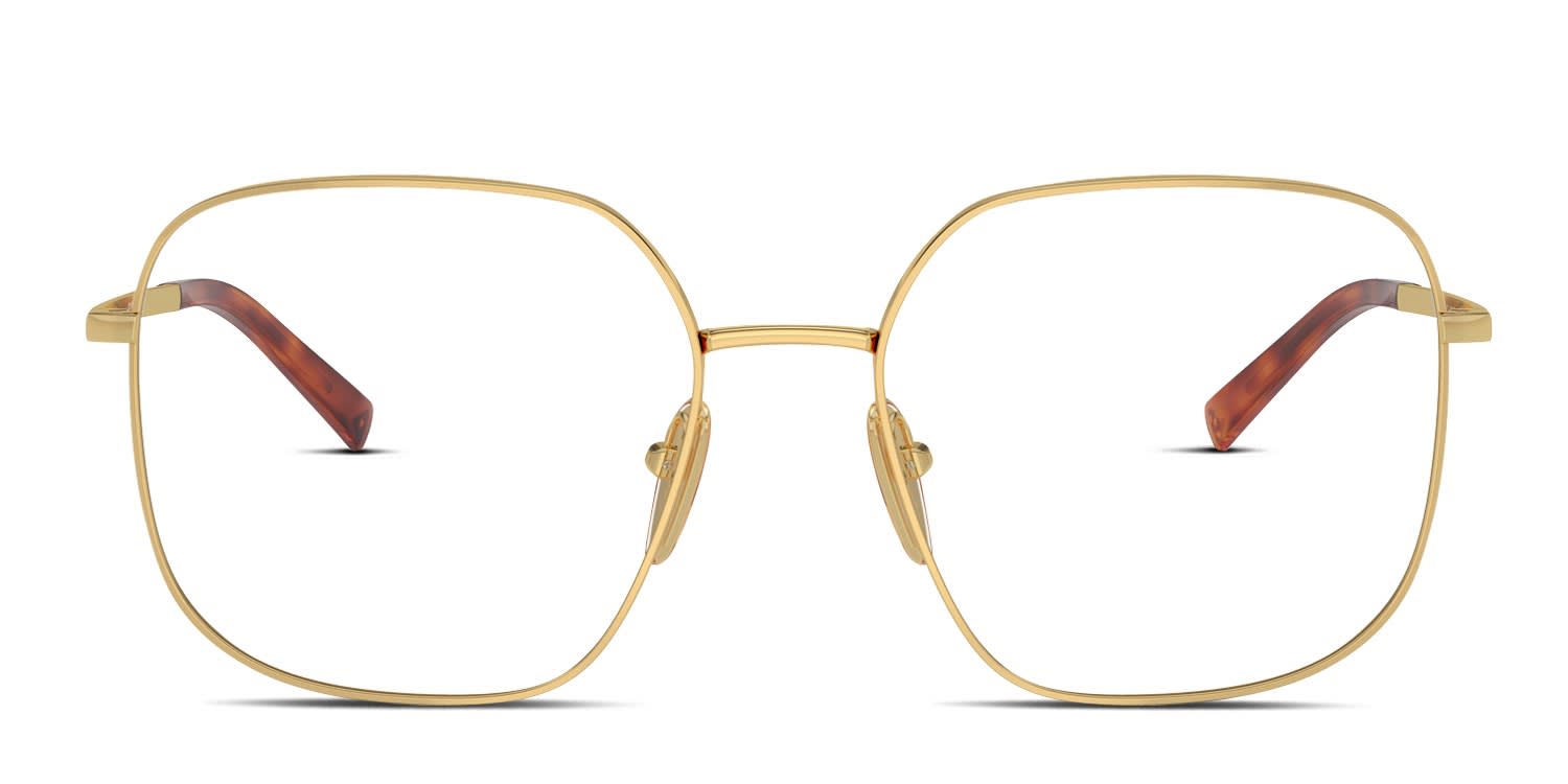 PRADA スクエアフレムメカネ PRA59V 1BC1O1 Prada PRA59V gold frame