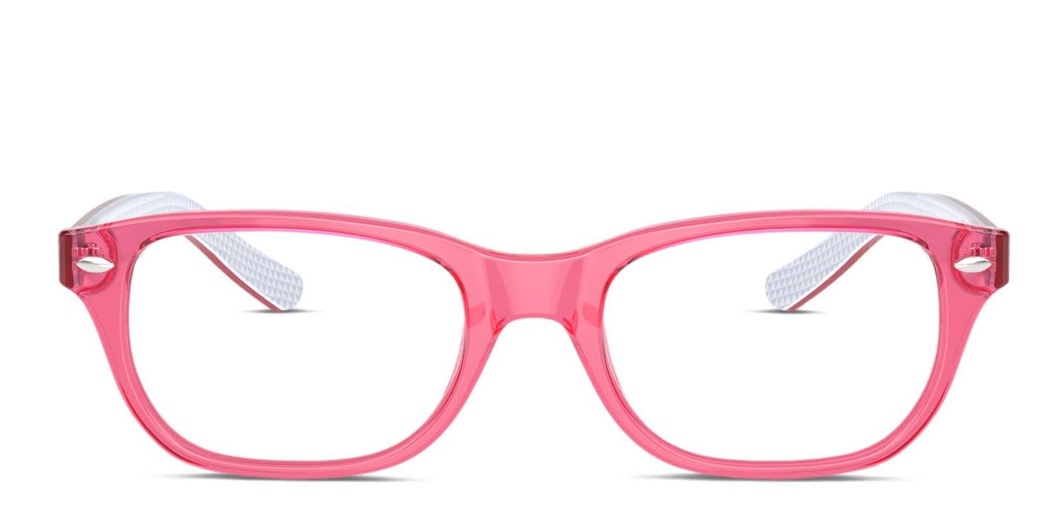 Ray-Ban RY1555 Kids Pink glasses - Pink - Frontal View