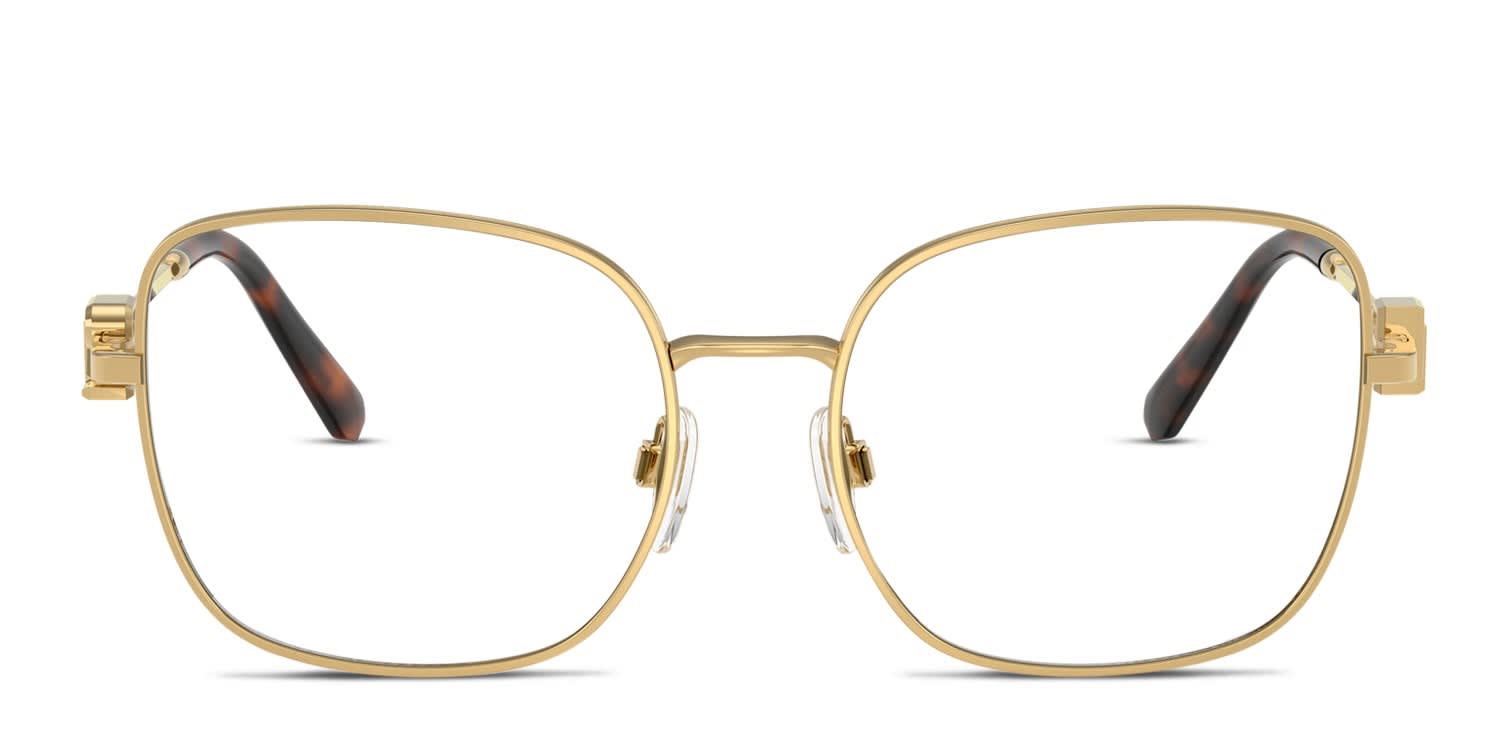 メガネ Burberry Eyeglass Frame BE1347 1308 Gold Burberry Eyeglasses BE1347 1308 52mm Gold/Dark Havana / Demo