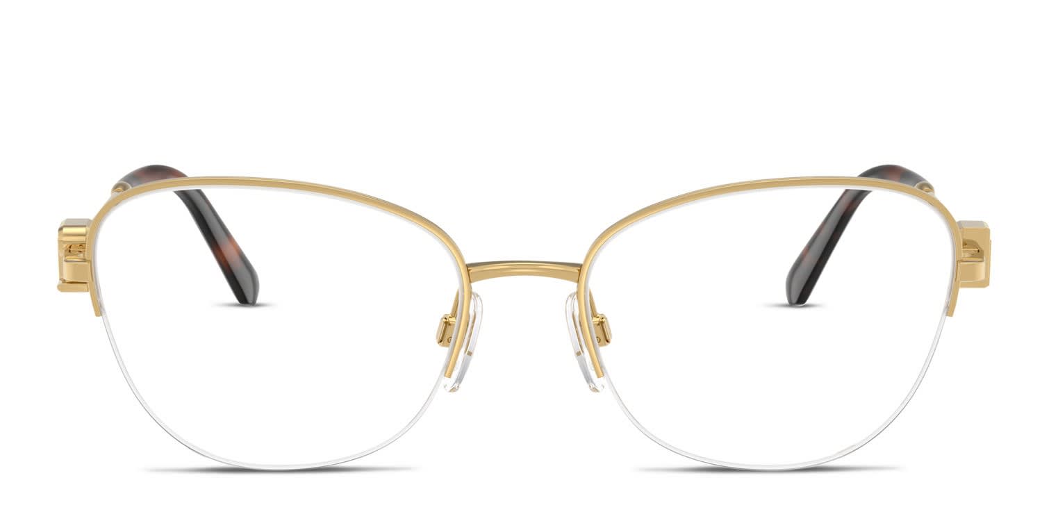 Burberry BE1361 Charley Gold Eyeglasses | Includes FREE Rx
