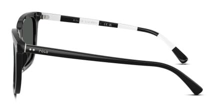 Polo Ralph Lauren PH4224U Black glasses - Black / Gray - Side View
