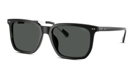 Polo Ralph Lauren PH4224U Black glasses - Black / Gray - Angle View