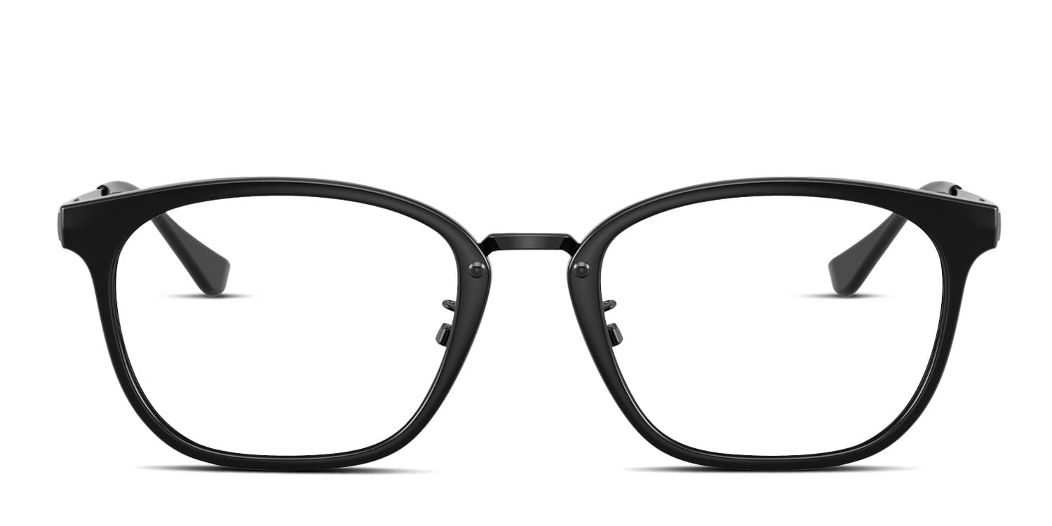 Ray-Ban RX7247D Black glasses - Black - Frontal View